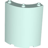 LEGO® los onderdeel Cilinder in kleur Licht Aqua 30562