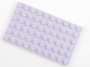 LEGO® los onderdeel Plaat Algemeen in kleur Lavendel 3033