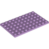 LEGO® los onderdeel Plaat Algemeen in kleur Lavendel 3033