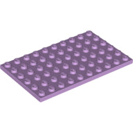 Plaatje in Gallery viewer laden, LEGO® los onderdeel Plaat Algemeen in kleur Lavendel 3033