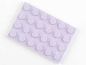 LEGO® los onderdeel Plaat Algemeen in kleur Lavendel 3032