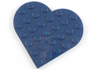 LEGO® los onderdeel Plaat Rond in kleur Donkerblauw 46342