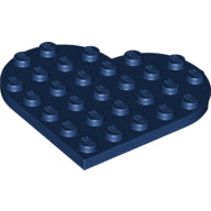 Plaatje in Gallery viewer laden, LEGO® los onderdeel Plaat Rond in kleur Donkerblauw 46342