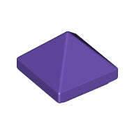 Plaatje in Gallery viewer laden, LEGO® los onderdeel Dakpan Algemeen Donkerpaars 22388