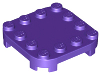 LEGO® los onderdeel Plaat Aangepast Donkerpaars 66792