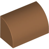 Plaatje in Gallery viewer laden, LEGO® los onderdeel Dakpan Gebogen Medium Noga 37352