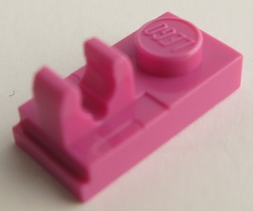 LEGO® los onderdeel Plaat Aangepast Donker Roze 92280
