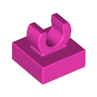Plaatje in Gallery viewer laden, LEGO® los onderdeel Tegel Aangepast Donker Roze 15712