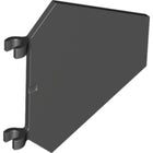 LEGO® los onderdeel Vlag in kleur Zwart x1435