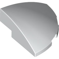 Plaatje in Gallery viewer laden, LEGO® los onderdeel Dakpan Gebogen in kleur Wit 76797
