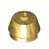 Plaatje in Gallery viewer laden, LEGO® los onderdeel Kegel in kleur Parel Goud 98100