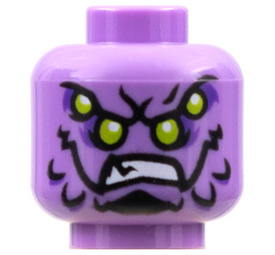 LEGO® los onderdeel Hoofd Medium Lavendel 3626pb2790