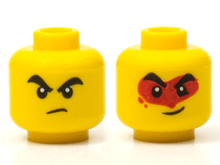 Plaatje in Gallery viewer laden, LEGO® los onderdeel Hoofd in kleur Geel 3626pb2769