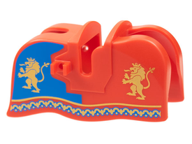 LEGO® los onderdeel Dier Accessoire in kleur Rood 13744pb03