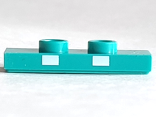 Plaatje in Gallery viewer laden, LEGO® Plaat Aangepast met Motief Donker Turkoois 34103pb01