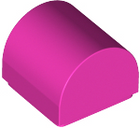 LEGO® los onderdeel Dakpan Gebogen Donker Roze 49307