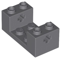 LEGO® Technische Steen Donker Blauwachtig Grijs 67446