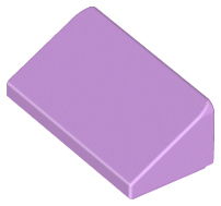 Plaatje in Gallery viewer laden, LEGO® los onderdeel Dakpan Algemeen Medium Lavendel 85984