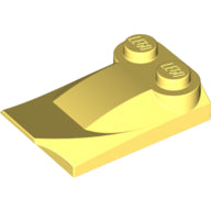 LEGO® los onderdeel Dakpan Gebogen Helder Lichtgeel 47456