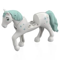 LEGO® los onderdeel Landdier in kleur Wit 69820c01pb01