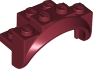 LEGO® los onderdeel Spatbord in kleur Donkerrood 35789