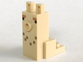 LEGO® Dier Onderdelen met Motief Geelbruin 73233pb02