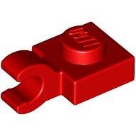 LEGO® los onderdeel Plaat Aangepast in kleur Rood 61252