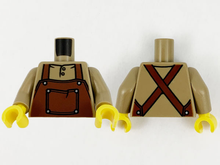 Plaatje in Gallery viewer laden, LEGO® Lijf met Motief Donker Geelbruin 973pb4201c01