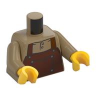 Plaatje in Gallery viewer laden, LEGO® Lijf met Motief Donker Geelbruin 973pb4201c01