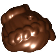 LEGO® los onderdeel Haar in kleur Roodachtig Bruin 92260