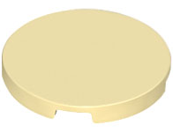 LEGO® los onderdeel Tegel Rond in kleur Geelbruin 67095