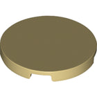 LEGO® los onderdeel Tegel Rond in kleur Geelbruin 67095