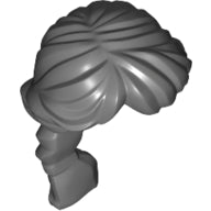 Plaatje in Gallery viewer laden, LEGO® los onderdeel Haar Donker Blauwachtig Grijs 88286