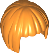 Plaatje in Gallery viewer laden, LEGO® los onderdeel Haar in kleur Oranje 62711