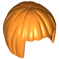 LEGO® los onderdeel Haar in kleur Oranje 62711