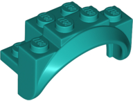LEGO® los onderdeel Spatbord in kleur Donker Turkoois 35789