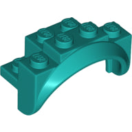 Plaatje in Gallery viewer laden, LEGO® los onderdeel Spatbord in kleur Donker Turkoois 35789