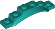 LEGO® los onderdeel Spatbord in kleur Donker Turkoois 62361