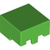 LEGO® los onderdeel Hoofddeksels in kleur Fel Groen 19730