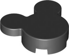 Plaatje in Gallery viewer laden, LEGO® los onderdeel Steen Rond in kleur Zwart 74169