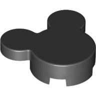 LEGO® los onderdeel Steen Rond in kleur Zwart 74169