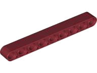 LEGO® los onderdeel Technische Hefbalk Donkerrood 40490