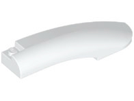 LEGO® los onderdeel Wig in kleur Wit 77182