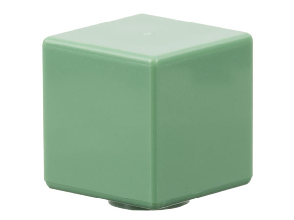 LEGO® los onderdeel Hoofd Aangepast in kleur Zandgroen 19729