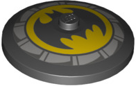 LEGO® los onderdeel Schaal met Motief Zwart 3960pb066