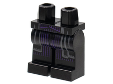 Plaatje in Gallery viewer laden, LEGO® los onderdeel Benen met Motief Zwart 970c00pb1277