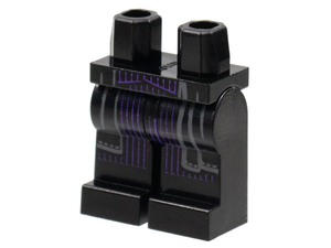 LEGO® los onderdeel Benen met Motief Zwart 970c00pb1277
