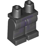 LEGO® los onderdeel Benen met Motief Zwart 970c00pb1277