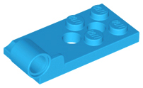 Plaatje in Gallery viewer laden, LEGO® los onderdeel Scharnier Donker Azuurblauw 43056