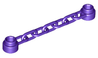 LEGO® los onderdeel Ketting in kleur Donkerpaars 92338